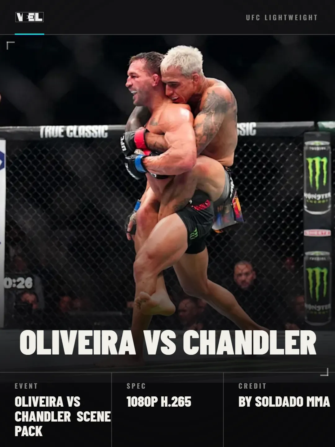 Charles Oliveira vs Michael Chandler Scenepack scene pack