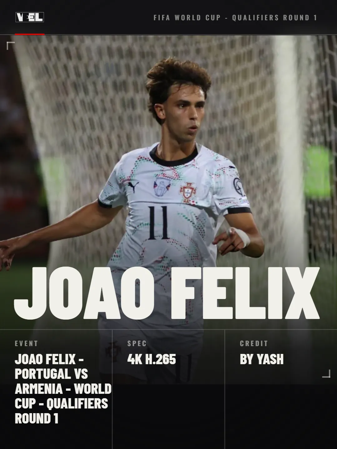 Joao Felix - Portugal vs Armenia - FIFA World Cup - Qualifiers Round 1 scene pack