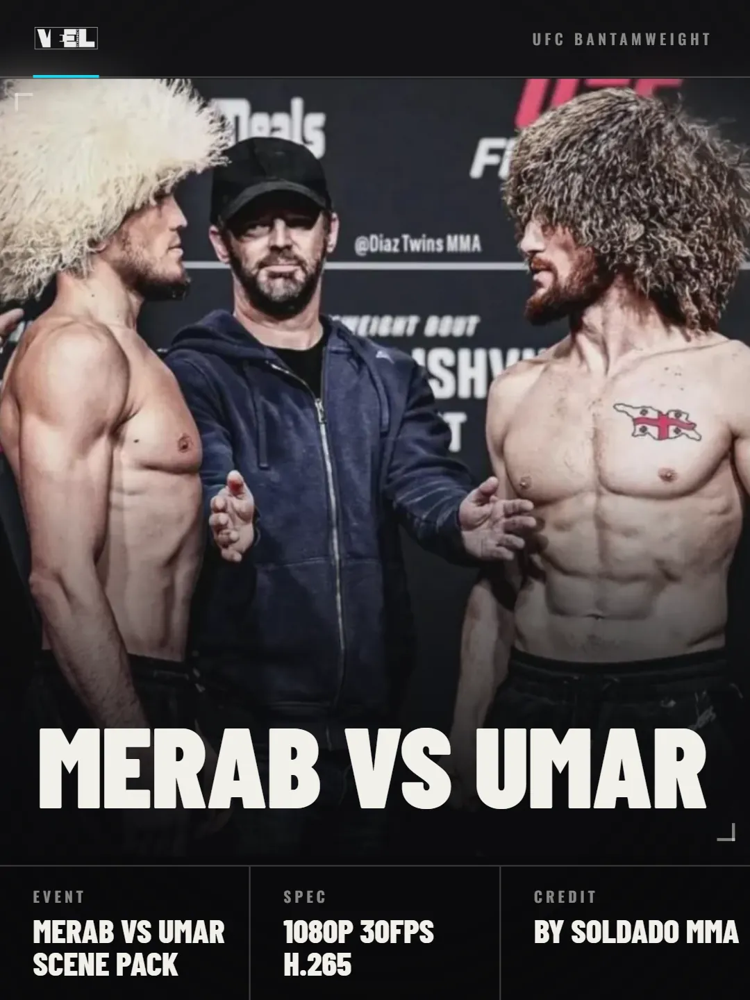 Merab Dvalishvili vs Umar Nurmagomedov Scenepack scene pack